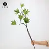 Ventas directas de fábrica lirio de simulación bambú 3 cabezas hierba rocío púrpura planta verde de simulación modelo de hogar sala de estar arreglo floral paisajismo
