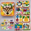 Libro 3D de fieltro para niños del fabricante, atractivo y divertido libro de juguete educativo de aprendizaje temprano con temática de zoológico, libro silencioso de fieltro