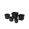 Pote Quadrado Baixo Extra Espesso Durável de Várias Especificações Vaso de Flores de Plástico para Suculentas para Casa Estufa Suculentas Foscas