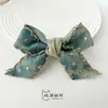 Tecido Estrela Jeans Vintage Carimbado a Ouro Acessórios de Laço DIY Bolsa Sapato Flor Chapéu Acessórios Acessórios de Roupa