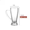 Vaso de vidrio Jingyu con asa casa de té sala de ajedrez y cartas taza de té dedicada taza de té para el hogar vaso de cerveza gran capacidad