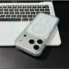 Estuche de Carga Magnética Acrílico Transparente y Suave con Bordes Suaves Adecuado para iPhone 17, Funda Protectora Anticaídas para Apple 16