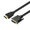 Cable HDMI a DVI del Fabricante en Stock, Conversión Bidireccional, Cable Adaptador de Video de Alta Definición DVI a HDMI, Cable DVI-HDMI
