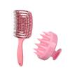 Escova de Shampoo Fluffy de Fábrica para o Topo da Cabeça, Escova de Banho Massageadora, Artefato de Limpeza e Antipruriginoso, Pente de Modelar, Conjunto Doméstico