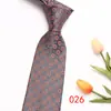 Gravata Listrada Lyle para Homem Vestido de Negócios 8cm Jacquard Poliéster Gravata em estoque Fabricantes de Gravatas Casuais para Trabalho