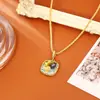 Colar de Pérolas Naturais de Água Doce Estilo Vintage Jardim de Monet Moda de Alto Padrão Corrente Elegante para Suéter Brincos Estilo Socialite