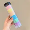 Diadema altamente elástica y duradera que no estrangula el cabello ni deja marcas, perfecta para asegurar coletas altas, accesorio versátil para el cabello de uso diario