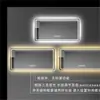 Espejo de Maquillaje Inteligente con Sensor Táctil, Espejo de Baño Antivaho, Espejo de Baño de Pared, Espejo de Maquillaje de Baño con Luz LED
