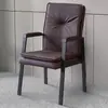 Cadeira para home office com tecido tecnológico lavável, cadeira de conferência, cadeira de madeira maciça para sala de xadrez e cartas para sentar por longos períodos (mahjong), cadeira de quatro pernas com encosto