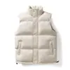 Nuevo Chaleco de Algodón Otoño e Invierno para Hombres y Mujeres, Resistente al Frío y Cálido, Ropa Exterior Holgada, Chaleco Versátil sin Mangas, Chaleco con Cuello Alto
