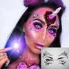 PARTYJOY Parche Facial Eléctrico Parche para Cejas Parche Facial Taladro de Resina Taladro de Carnaval Parche de Taladro para Carnaval Parche Facial Decorativo de Taladro para Mascarada