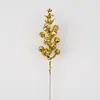 Fabricante transfronteiriço de decorações de Natal de frutas com glitter dourado, prateado e vermelho de 15 peças, guirlandas para árvores de Natal, acessórios de cipó e frutas de Natal