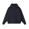Chaqueta Cardigan de Moda de Marca con Mangas Raglán, Cuello Alto, Color Sólido, Cremallera para Hombre 400g Algodón Líquido Pesado Sudadera Casual con Capucha para Mujer