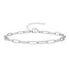 Amazon nuevo traje de pulsera de oro europeo y americano moda simple clip de papel cadena cubana cadena de cuentas redondas pulsera para mujer