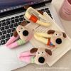 Pinza para el pelo de esponja de cachorro de dibujos animados para mujer, pinza para flequillo lateral delantero, pinza BB grande para cabello suelto, pinza para el pelo de niños, accesorio para el cabello