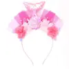 Acessórios Infantis de Halloween Presilhas de Cabelo Headwear Acessórios de Princesa Elsa Sereia Belle Faixas de Cabelo Presilhas de Cabelo de Sereia