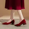 X202 tacón grueso punta fina profesionales para oficina, para ir al trabajo, entrevistas, zapatos de trabajo, elegantes, combinan con todo, Novedad 2024
