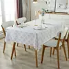 Toalha de Mesa Impermeável Sem Lavagem, Toalha de Mesa Retangular à Prova de Óleo, Toalha de Mesa Quadrada Anti-Escaldante e à Prova de Pó, Tapete para Mesa de Jantar, Toalha de Mesa Quadrada