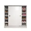 Gabinete para Zapatos Puerta Deslizante Multicapa Gran Capacidad Entrada del Hogar Madera Económico Simple Gabinete para Pasillo Zapatero Gabinete de Almacenamiento