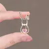 Broche Feminino Elegante com Laço Simples da Coreia do Sul, Fivela Antirreflexo, Alfinete Fixo para Roupas, Suéter, Terno, Pin de Fivela, Joia
