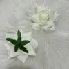 Cabezas de Flores de Rosa Artificial de Alta Gama con Bordes Rizados para Decoración de Paredes de Flores de Boda, Boutonnières de Flores Artificiales, Decoraciones Florales para Arcos, Venta Directa del Fabricante