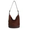 Bolso Cubo Casual Retro Simple Textura de Moda Bolso Nuevo Invierno 2025 Personalizado para Mujer Bolso de Hombro Cruzado
