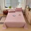 Nuevo juego de ropa de cama para el hogar 2026, 100% algodón cepillado y engrosado, color liso simple, suave y amigable con la piel