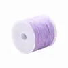 No. 72 Hilo de Jade 0.8mm Rollo Pequeño Hecho a Mano DIY Cuerda para Tejer Collar Cordón Nudo Chino Material Hilo Rojo Venta al por Mayor del Fabricante
