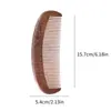 Peine de madera tallada de sándalo dorado natural para uso doméstico, peine para el cabello de madera maciza, se puede grabar con logotipo, peine de sándalo dorado de regalo