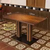 Mesas y sillas comerciales para tabernas y restaurantes, restaurante de té retro, mesas y sillas para salones privados de hotel, mesas y sillas de bar estilo americano, sillas de madera maciza
