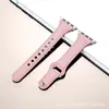 Para iwatch12345678 Generación Hebilla de Remache de Manzana Correa de Reloj Deportivo Correa de Reloj de Piel de Vaca Ajuste Delgado Cintura de Hombre Pequeño