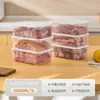 Caja de Almacenamiento de Alimentos Conservación de Verduras Capa Congelador Carne Congelada Refrigerador Almacenamiento de Alimentos Compartimento para Frutas Caja de Almacenamiento Apta para Microondas