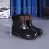 Botas de Chuva Masculinas Espessadas para Proteção do Trabalho Botas de Chuva de Cano Alto e Curto Impermeáveis Antiderrapantes Forro Espesso de Lã Resistente a Ácidos e Alcalis Calçados Aquáticos Botas de Borracha para Cozinha