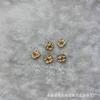 Fivela decorativa de metal Trevo estilo Chanel diamante estilo retrô botão de moda botão para camisa feminina cardigã roupas