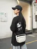 Bolso Pequeño Cruzado para Hombres y Mujeres, Nuevo de Moda Versátil Casual Moda Ins Deportes Estudiante Bolso de Lona Pequeño Bolso de Hombro