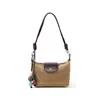 Bolso tejido a mano de cuero para vacaciones en la playa, bolso cruzado de alta gama con un diseño único, bolso de axila de nicho, bolso de hombro