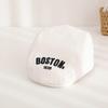 Boina anti-desgaste para niños bordado de letra personalizada gorra de visera para primavera y otoño sombrero versátil de invierno para niños y niñas