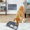 Tapete de Silicona para Comer Lento para Mascotas, Juguete Creativo para Comer Lento, Antiahogos, Antideslizante, Plato Dividido, Silicona de Grado Alimenticio
