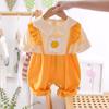 Macacão de Primavera e Outono para Bebês Meninas, Macacão de Outono de Manga Comprida de Princesa, Conjunto de Roupa Exterior com Laço, Estilo Primavera e Outono