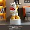 Gran alcancía con forma de gato de la suerte para decorar el suelo, ideal para sala de estar, armario de vinos, inauguración de la casa, regalo de inauguración.