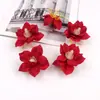 Flores de Jazmín Simuladas con Bigotes de Dragón, Flores Artificiales Hechas a Mano para DIY, Accesorios para el Cabello de Flores Falsas, Flores para Pasador, Materiales de Decoración para Bodas, Flores Decorativas