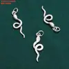 Plata de ley pegamento mariposa accesorios de danza del león vintage botón de cobre incrustado antiguo doble anillo accesorios de media cadena joyería con cuentas