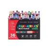 Conjunto de Canetas Marcadoras Acrílicas Líquidas Atacado Direto Transfronteiriço com 120 Cores 168 Cores com Caixas Vermelhas e Pretas, Canetas de Aquarela com Ponta Macia, Conjunto de Canetas para Graffiti