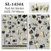 Pegatinas para Uñas Hoja de Arce Plateada Chapada en Oro con Adhesivo Plano Versátiles Hoja de Arce Dorada Pegatinas para Uñas DIY Accesorios Estilo Sl