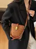 Bolso Cubo Retro Versátil con Estampado de Leopardo para Viajar Bolso Cruzado Bolso de Hombro Portátil de Gama Alta para Mujer Comercio Exterior Transfronterizo