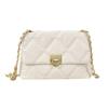 2022 Nova bolsa de corrente xadrez de diamante primavera e verão bolsa de ombro com textura de estilo ocidental bolsa mensageiro