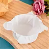 Forminha de papel para bolo basco, de grau alimentício, resistente a altas temperaturas, base redonda antiaderente para queijo, forma descartável para assar pão