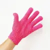 Cepillo de Dedo para Masaje de Baño, Toalla de Baño Tejida Elástica Multicolor de Cinco Dedos, Toalla de Hilo para Adultos y Niños