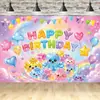 Novo Estilo Transfronteiriço Tema Pão Squishy Bolo Espiral Arco-Íris Toppers Balões Conjunto de Arranjo para Decoração de Festa