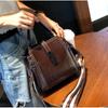 2026 Nova Moda Retrô Feminina Bolsa de Couro Genuíno Bolsa Saco Bolsa de Ombro Versátil Casual Bolsa Transversal de Couro Bovino para Mulheres